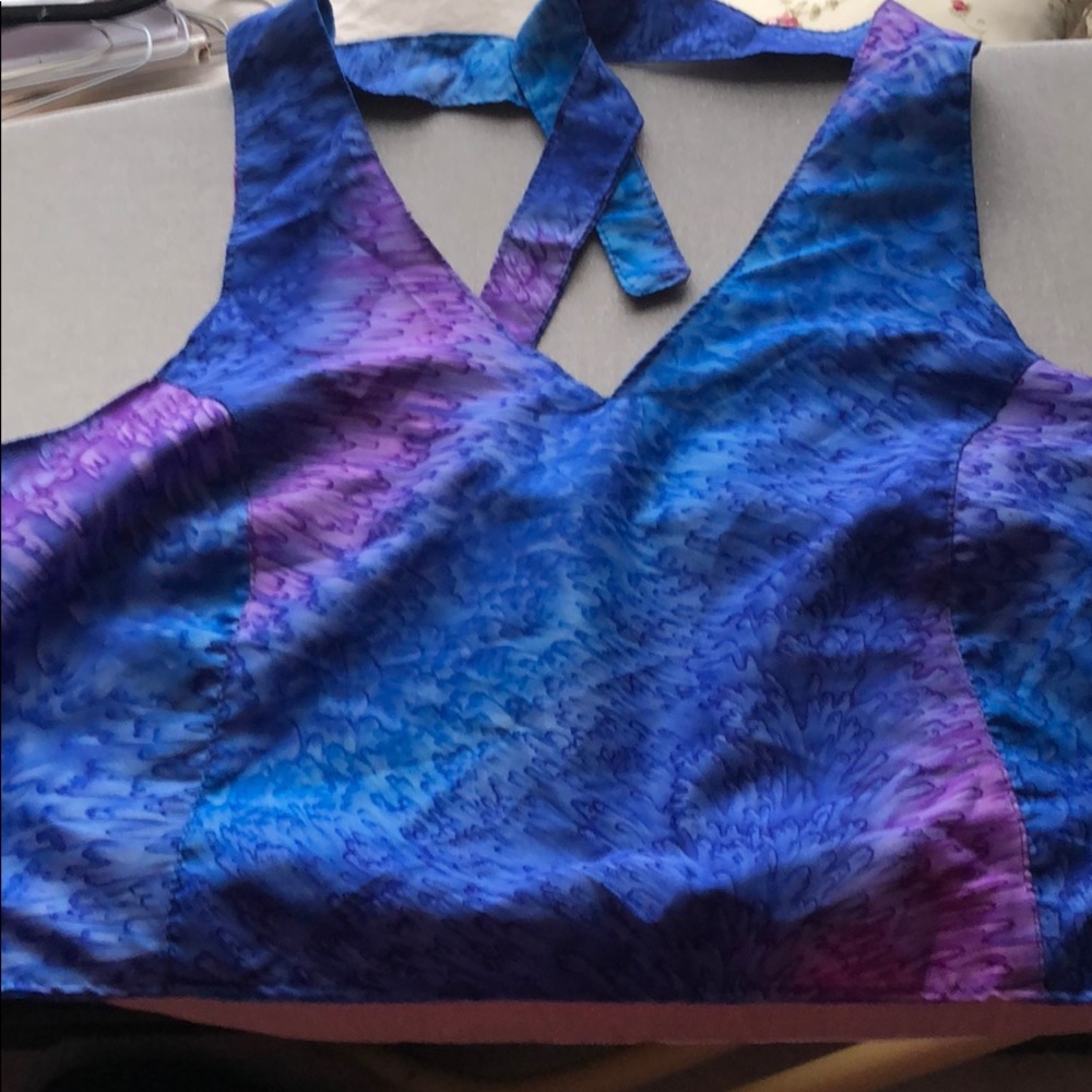 XLcropped haltertop terivoile HostPickRIMAbeachwearima.com ❤️Like for price drop